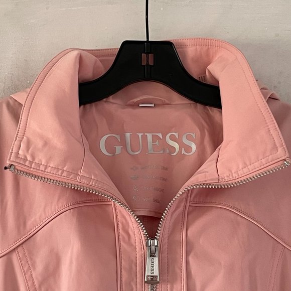 Guess Slick Softshell Rain Jacket (NWT) - Picture 2 of 16